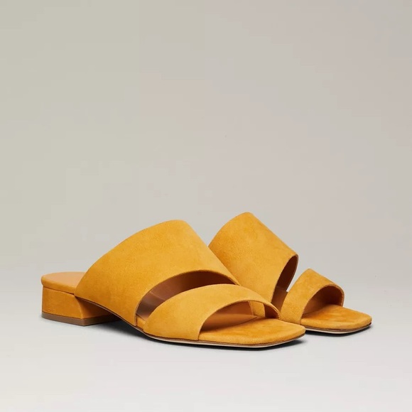 M. Gemi Shoes - BRAND NEW M.GEMI Mustard Block Heels